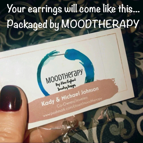 Moodtherapy Sterling Silver Spiral Stud Earrings Handmade Modern Art Design NEW - Picture 5 of 10